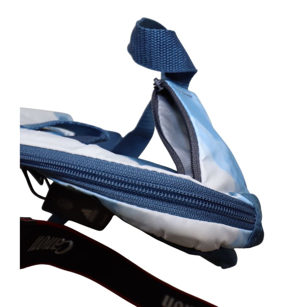 adidas Hike Waist Pack Belt Bag Blue White Tie-Dye HS1624 Recycled Polyester NEW - Picture 3 of 6
